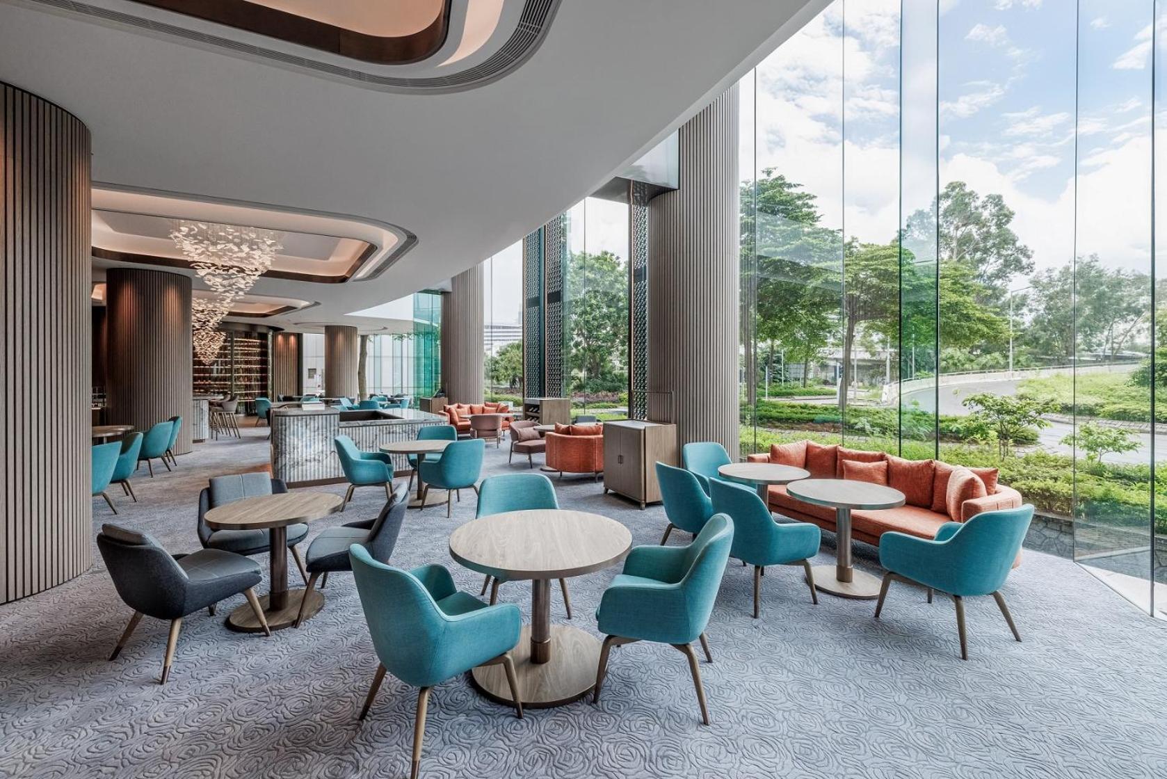 فندق نيو وورلد ميلينيوم هونج كونج هونغ كونغ المظهر الخارجي الصورة The Lounge at KLIA